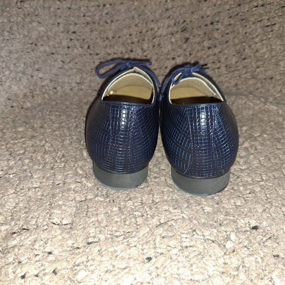 WERNER KERN-Ravenna-Blue/Black Printed Leather-Dance Shoes-Sz 7.5 UK/9 US-NWOB - Picture 6 of 8